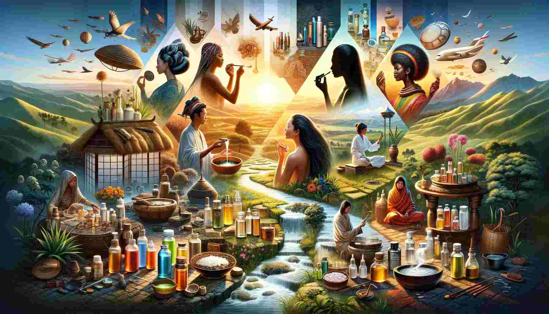 Rituels de beauté capillaire à travers le globe, découvrir et appliquer